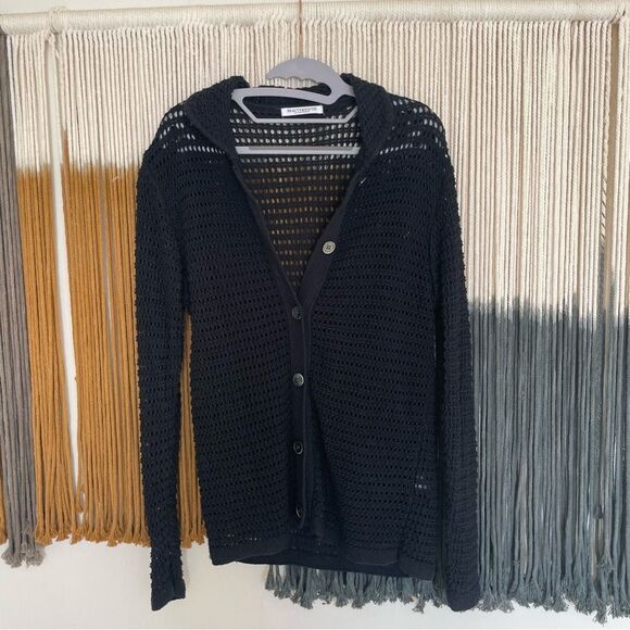 United Arrows | Beauty & Youth Black Knitted Cardigan - One Size - Picture 1 of 4